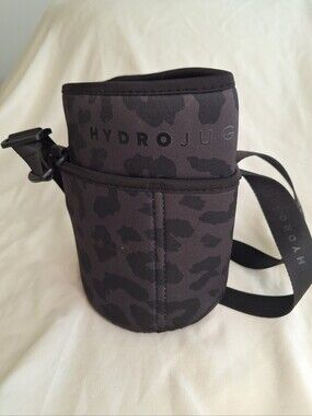 HydroJug Black Animal Print Neoprene Bottle Sling